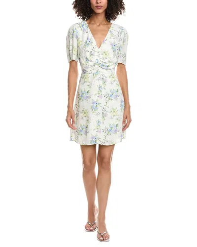 The Kooples Romantic Mod Mini Dress In Blue
