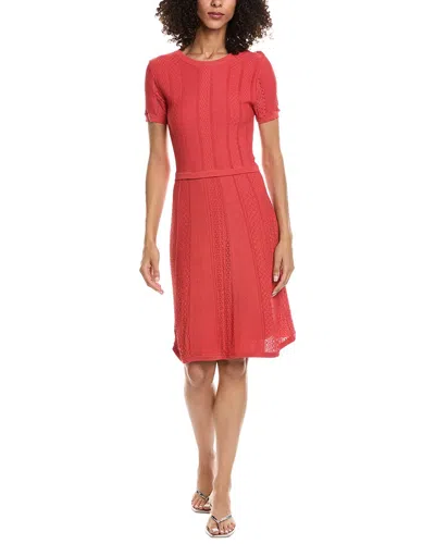 The Kooples Romantic Net Stitches Mini Dress In Multi