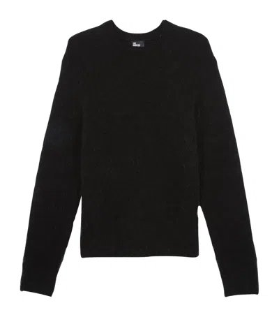 The Kooples Round-neck Sweater In Black
