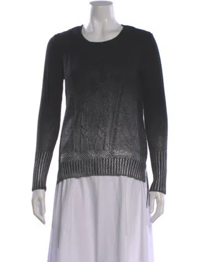 Pre-owned The Kooples Scoop Neck Sweater In Gray