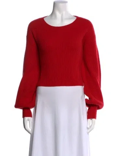 Pre-owned The Kooples Scoop Neck Sweater In Red