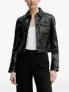 The Kooples Sequin-embellishment Jacket In Black