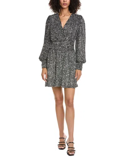 The Kooples Sequins Mini Dress In Gray