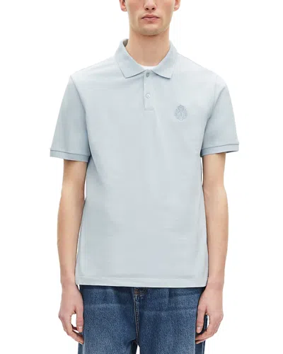 The Kooples Short Sleeve Polo Shirt In Blue
