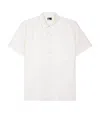 The Kooples Mens Ecru Western Short-sleeve Woven Shirt In Ivory