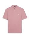 The Kooples Short Sleeve Shirt In Pink