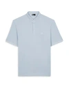 The Kooples Short Sleeve Shirt In Purple