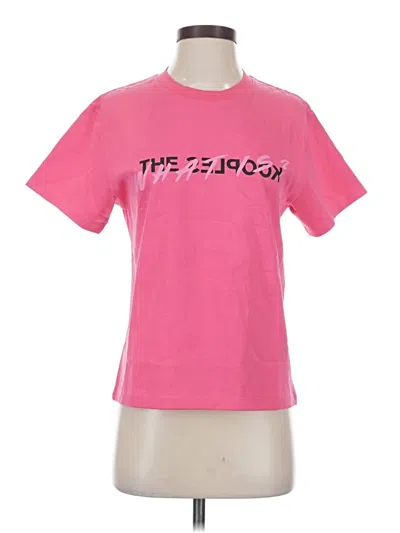Pre-owned The Kooples Short Sleeve T-shirt In Pink