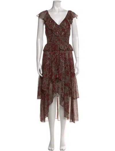 Pre-owned The Kooples Silk Long Dress