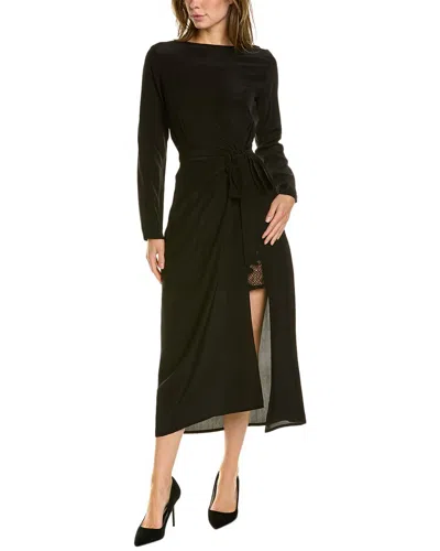 The Kooples Silk Dress In Black