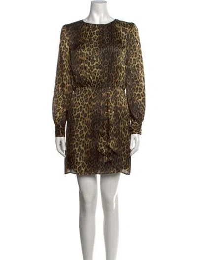 Pre-owned The Kooples Silk Mini Dress W/ Tags In Black