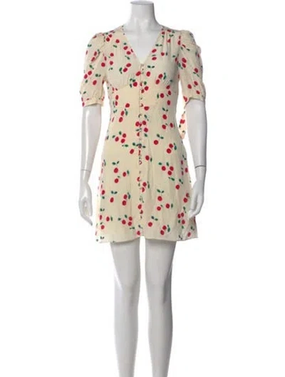 Pre-owned The Kooples Silk Mini Dress W/ Tags In Neutral