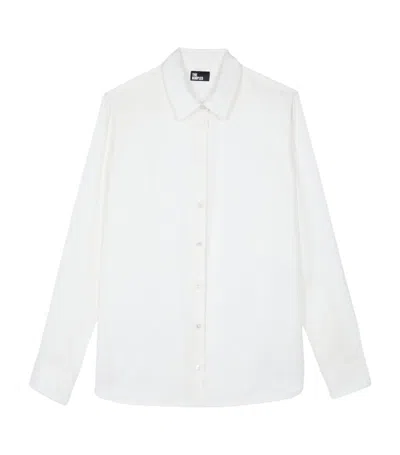The Kooples Silk Shirt In White