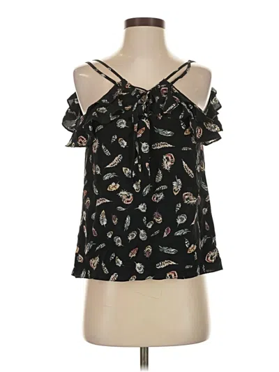 Pre-owned The Kooples Sleeveless Blouse In Black