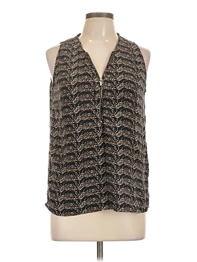 Pre-owned The Kooples Sleeveless Blouse In Black