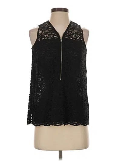 Pre-owned The Kooples Sleeveless Blouse In Black