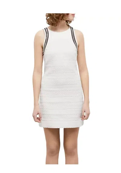 The Kooples Sleeveless Mini Dress In White