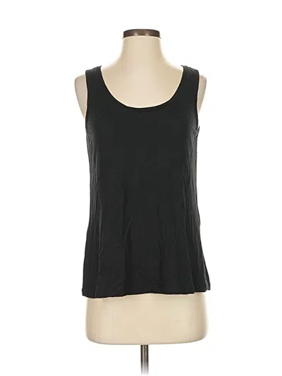 Pre-owned The Kooples Sleeveless Top Black Scoop Neck Tops