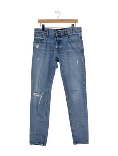 Pre-owned The Kooples Slim Fit Jeans In Blue