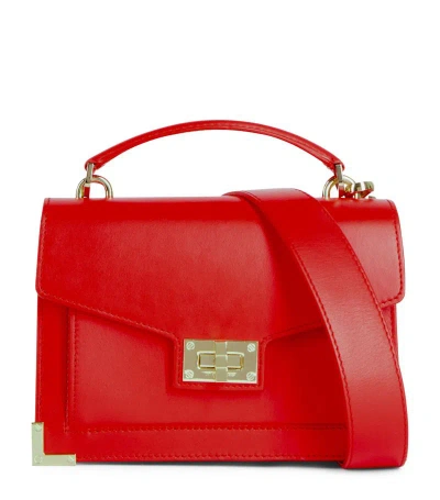 The Kooples Small Leather Emily Bag In Red