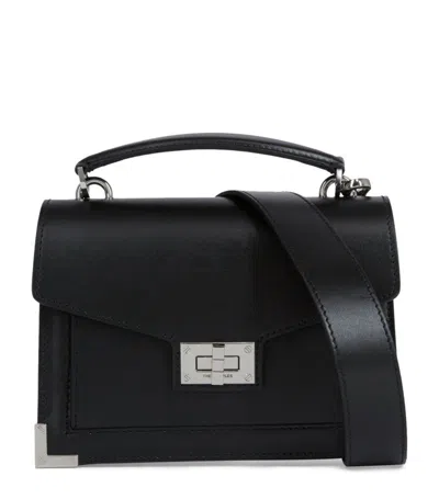 The Kooples Small Leather Emily Cross-body Bag In Black