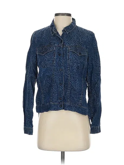 Pre-owned The Kooples Sport Long Sleeve Button Down Shirt In Blue