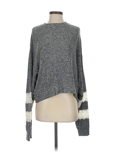 Pre-owned The Kooples Sport Pullover Sweater In Gray