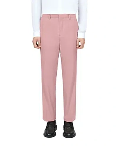 The Kooples Straight Fit Dress Pants In Pink