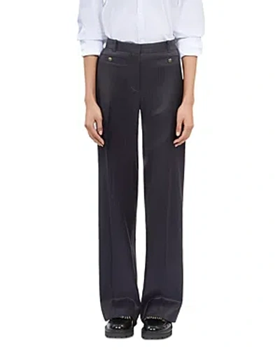 The Kooples Straight Leg Trousers In Nacy