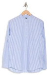 THE KOOPLES THE KOOPLES STRIPE LONG SLEEVE COTTON BUTTON-UP SHIRT