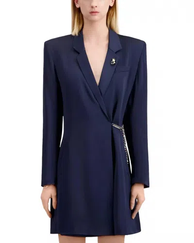 The Kooples Structured Blazer Dress In Blue