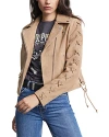 THE KOOPLES SUEDE BIKER JACKET