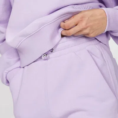 The Kooples Sweat Short With Logo In Purple