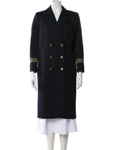 Pre-owned The Kooples Trench Coat In Black