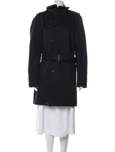 Pre-owned The Kooples Trench Coat In Gray