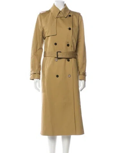 Pre-owned The Kooples Trench Coat In Neutral
