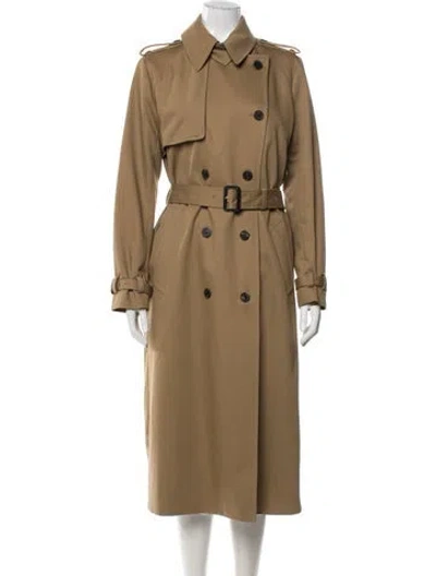 Pre-owned The Kooples Trench Coat In Neutrals