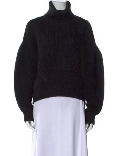 Pre-owned The Kooples Turtleneck Sweater In Black