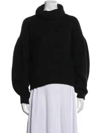 Pre-owned The Kooples Turtleneck Sweater In Black
