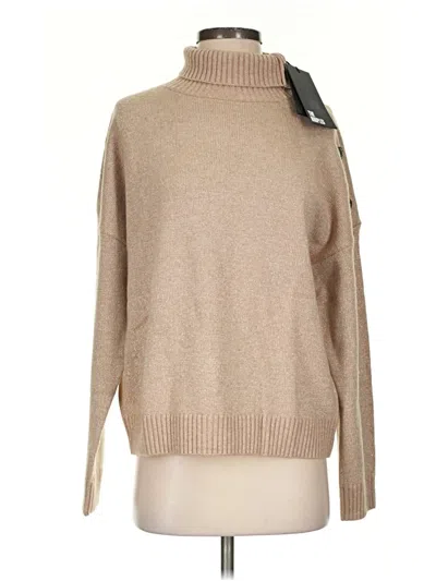 The Kooples Turtleneck Sweater In Brown