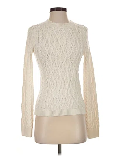 Pre-owned The Kooples Turtleneck Sweater In Ivory