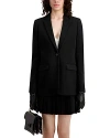 The Kooples Two Button Jacket In Black