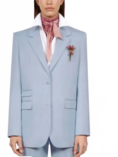The Kooples Two-button Tend Blazer In Light Spring Blue