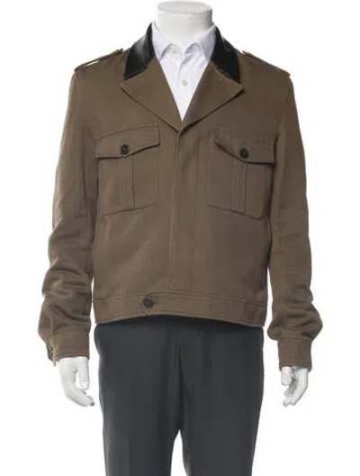 Pre-owned The Kooples Utility Jacket In Brown