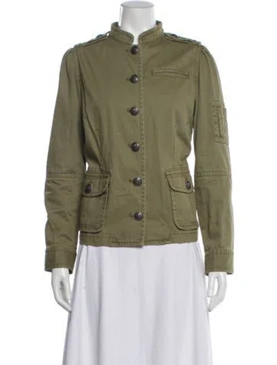 Pre-owned The Kooples Utility Jacket In Green
