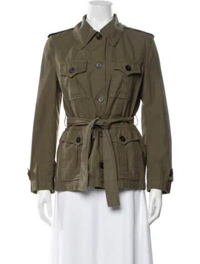 Pre-owned The Kooples Utility Jacket In Green