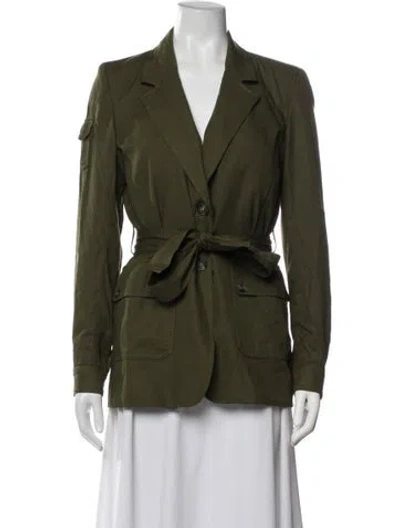 Pre-owned The Kooples Utility Jacket In Green