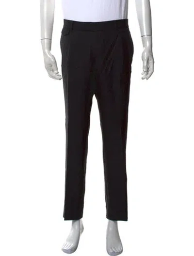 Pre-owned The Kooples Virgin Wool Dress Pants In Blue