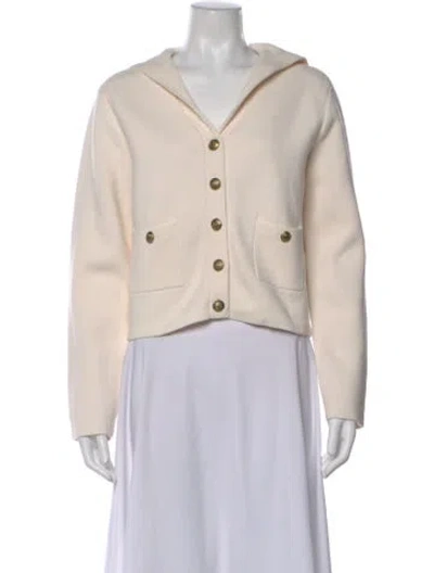 Pre-owned The Kooples V-neck Sweater W/ Tags In Neutral