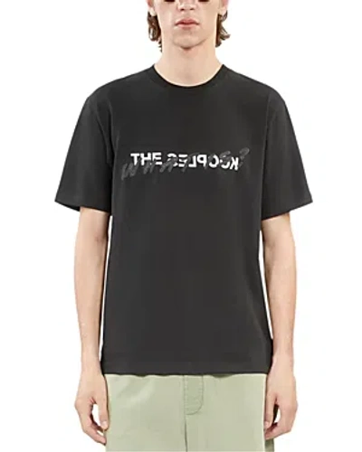 The Kooples What Is Graphic Logo Tee In Black